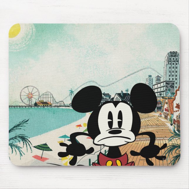 Tapis De Souris Aucun service | Mickey alarmé (Devant)