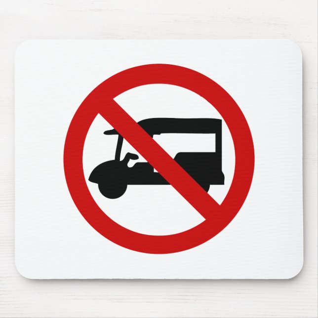 Tapis De Souris AUCUN TAXI Tuk-Tuk ⚠ Route de Thaïlande ⚠ (Devant)