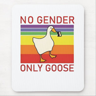 Tapis De Souris Aucune Goose de genre seulement non binaire LGBTQ