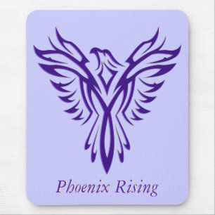 Tapis De Souris Augmentation pourpre majestueuse de Phoenix