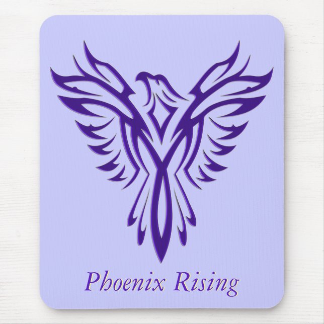 Tapis De Souris Augmentation pourpre majestueuse de Phoenix (Devant)