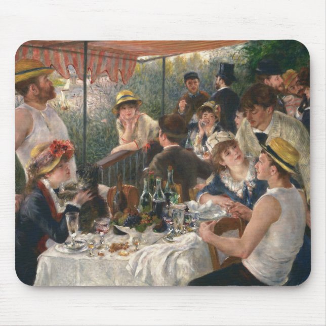 Tapis De Souris Auguste Renoir - Déjeuner de la fête nautique (Devant)