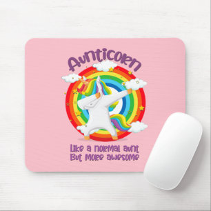 Tapis De Souris Aunticorne Comme Une Tante Normale Mais Plus Étonn