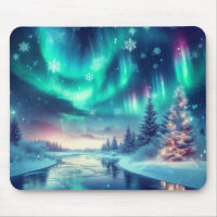 aurora borealis/Noël/hiver