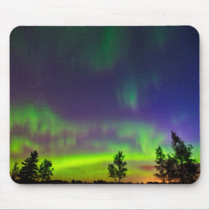 Tapis De Souris Aurores boréales   Manitoba Canada