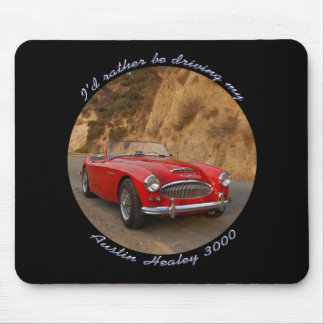 Tapis De Souris Austin Healey Sportscar rouge Mousepad
