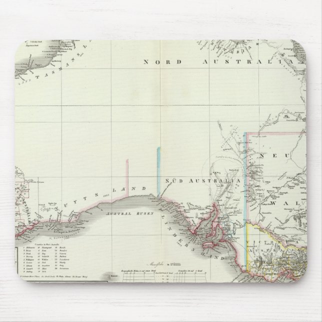 Tapis De Souris Austral-Continent (Devant)