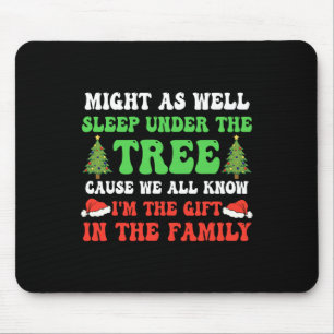 Tapis De Souris Autant dormir sous l'arbre Enfants Noël 