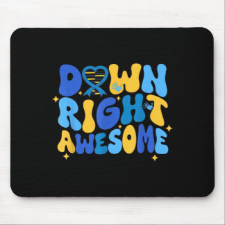 Tapis De Souris Autism adhd down syndrome awareness 321 down right