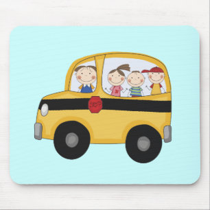 Tapis De Souris Autobus scolaire avec le T-shirts et les cadeaux