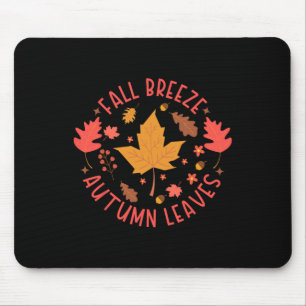 Tapis De Souris Automne Breeze Automne Feuilles D'Érable Mignonnes