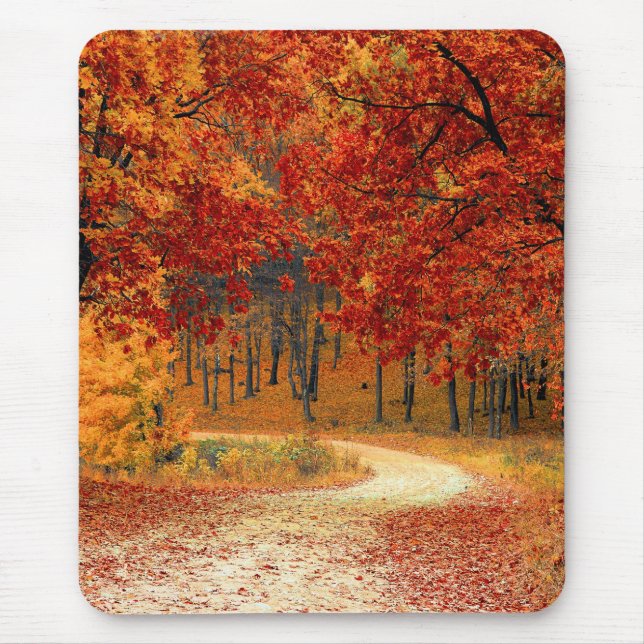 Tapis De Souris automne dans la forêt (Devant)