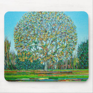 Tapis De Souris Automne d'arbre d'arc
