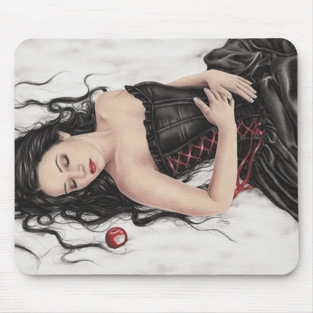 Tapis De Souris Automne Mousepad de blancs de neige (Devant)