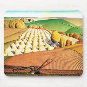 Tapis De Souris Automne, peinture américaine d'art