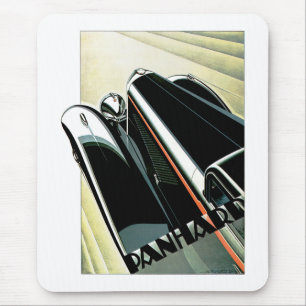 Tapis De Souris Automobile Art Déco