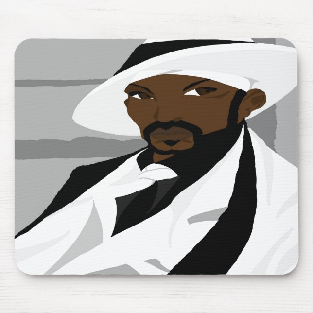 Tapis De Souris Autoportrait 6 (carnet à dessins pro) (Devant)