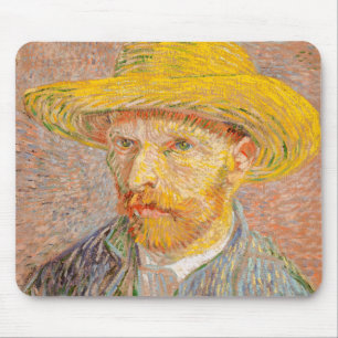 Tapis De Souris Autoportrait de Vincent Van Gogh peinture impressi