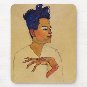 Tapis De Souris Autoportrait d'Egon Schiele