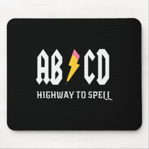 Tapis De Souris Autoroute Pour Spell Pencil Enseignant Amp; Étudia