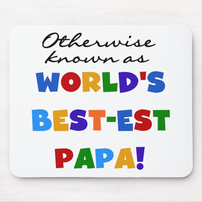 Tapis De Souris Autres Meilleurs Tshirts et cadeaux Papa (Devant)