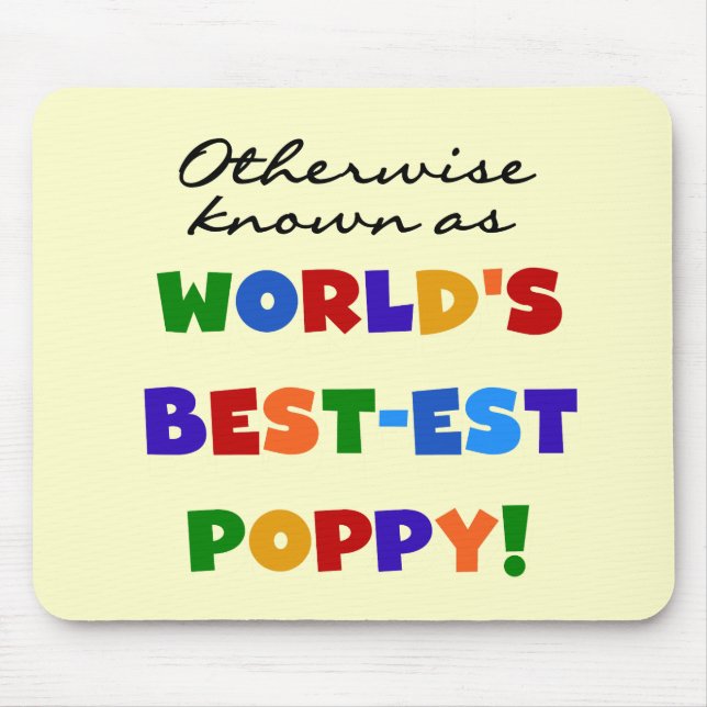 Tapis De Souris Autres Meilleurs Tshirts et cadeaux Poppy (Devant)