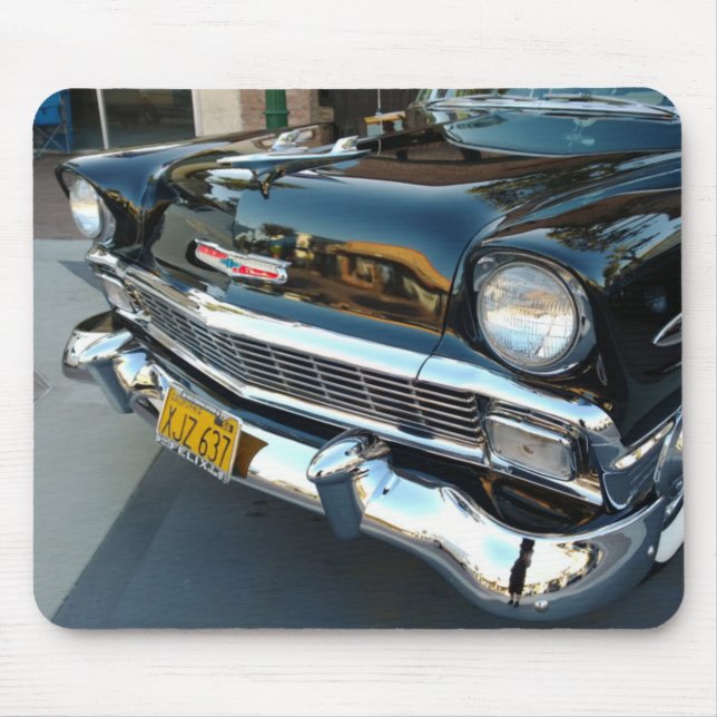 Tapis De Souris Avant d'un classique 1956 Chevy Bel Air Hot Rod (Devant)