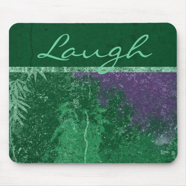 Tapis De Souris Avatar Toxique Vert "Rire" Souris Pad (Devant)