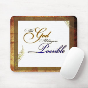 Tapis De Souris Avec Dieu