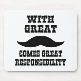 Tapis De Souris Avec la grande moustache vient la grande