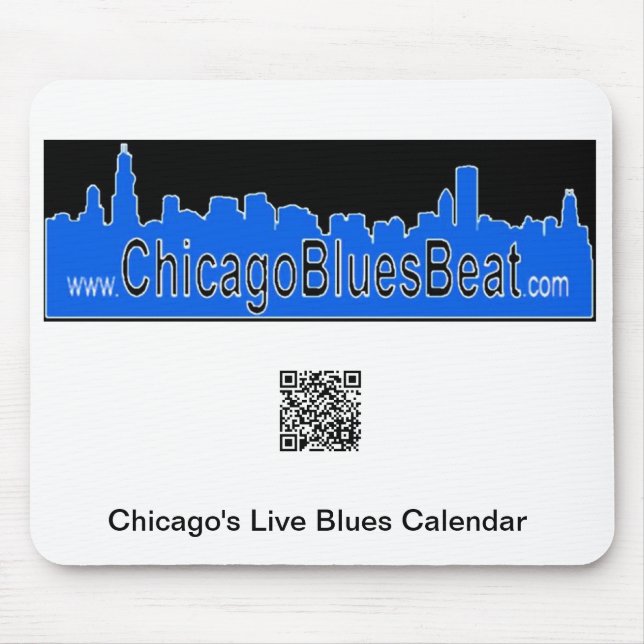 Tapis de souris avec le code de QR pour le (Devant)