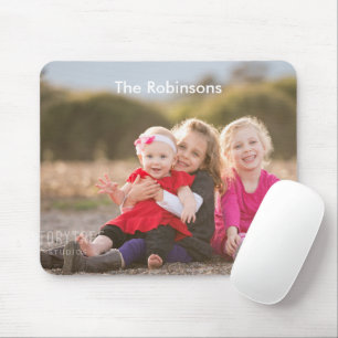Tapis de souris avec photo de famille personnalisé
