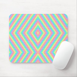 Tapis de souris avec un design coloré et psychédél