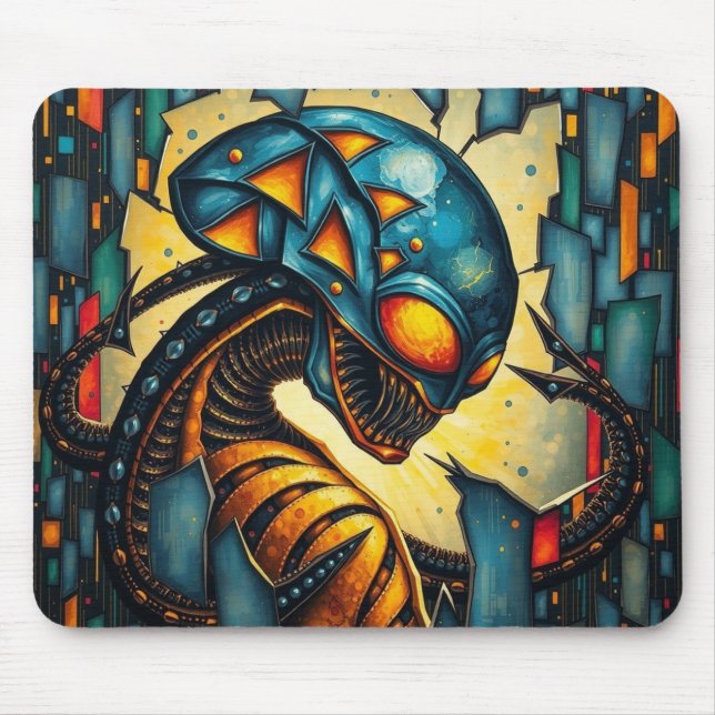 Tapis De Souris Avenger cosmique avec dents d'araignée (Devant)
