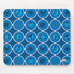 Tapis De Souris Avengers Assembler Motif d'icône