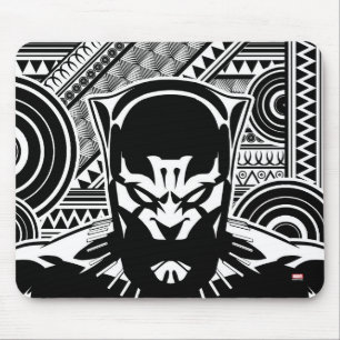 Tapis De Souris Avengers   Black Panther Tribal Face Art