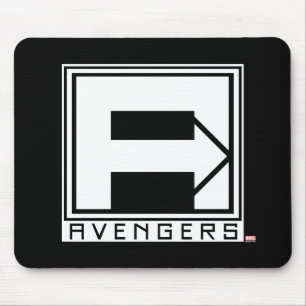 Tapis De Souris Avengers   Carré Avengers Logo bloqué