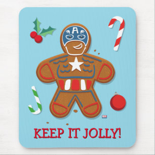 Tapis De Souris Avengers Saisonniers   Cookie de Captain America