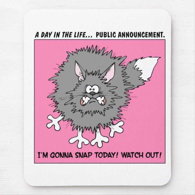 Tapis De Souris Avertissement : Au sujet de pour casser soumis à (Devant)