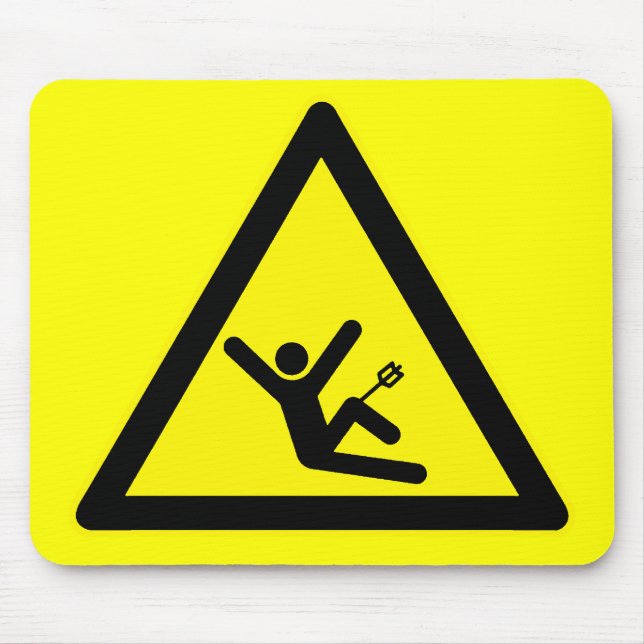 Tapis De Souris Avertissement du joueur (Devant)