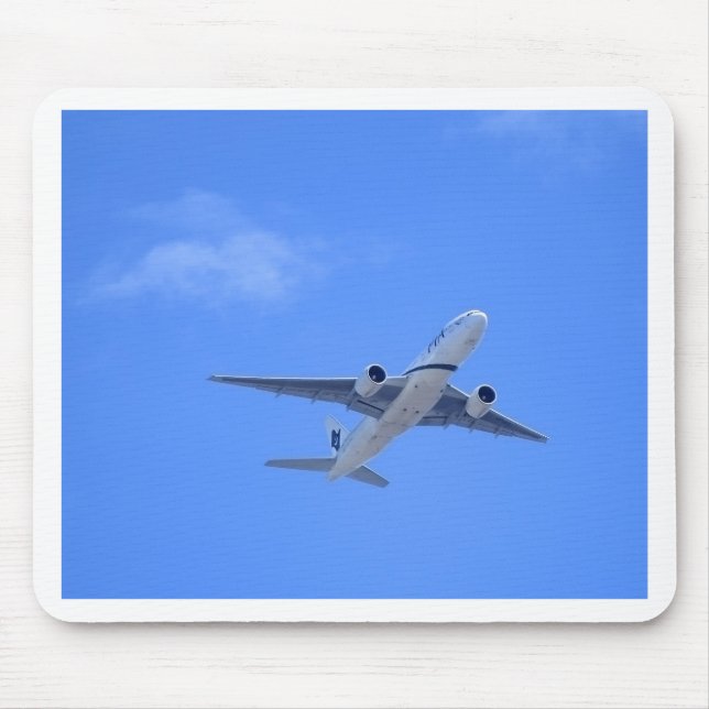 Tapis De Souris Avion commercial (Devant)