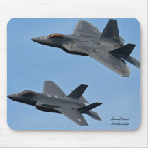 Avion de chasse F-35 et F-22