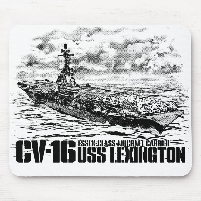 Tapis De Souris Avion Lexington Mousepad (Devant)