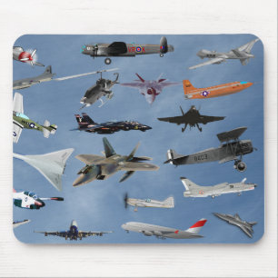 TAPIS DE SOURIS AVIONS SUR UN CIEL BLEU DE LA CAROLINE