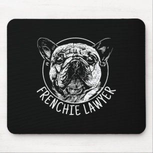 Tapis De Souris Avocat Français Buldog Fun Chien Hommes Femmes