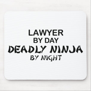 Tapis De Souris Avocat Ninja mortel par nuit