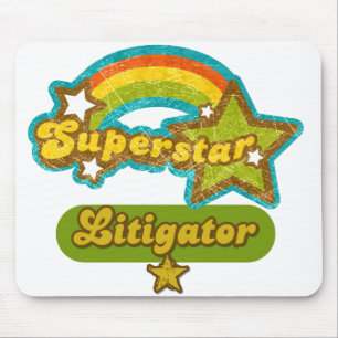 Tapis De Souris Avocat plaidant de superstar