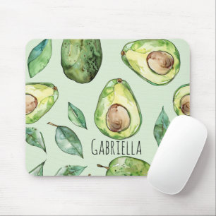 Tapis De Souris Avocats verts & feuilles