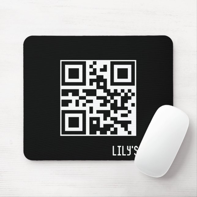 Tapis De Souris Avoir un bon code QR de jour (Avec souris)