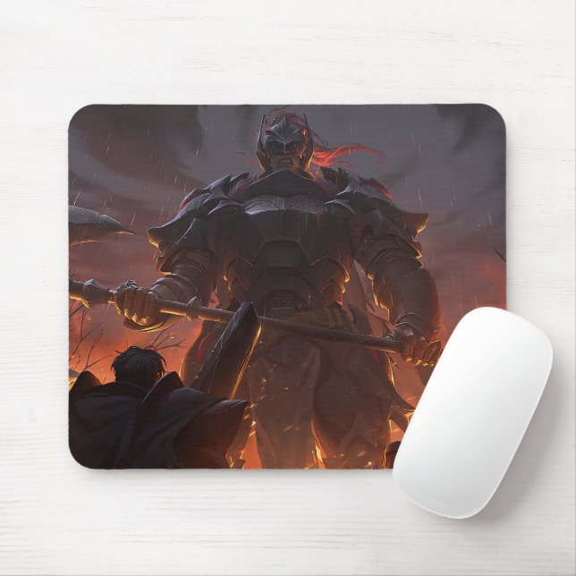 Tapis De Souris Ax Wielder Jeu Mousepad | Guerrier légendaire (Avec souris)